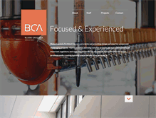 Tablet Screenshot of bca-architect.com